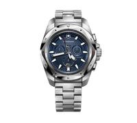 Victorinox I.N.O.X. Chrono Men's Watch V241985 - Blue Dial, Stainless Steel Bracelet