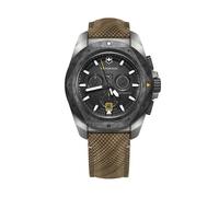 Victorinox I.N.O.X. Chrono Men's Watch V241988.1 - Black Dial, Wood Strap