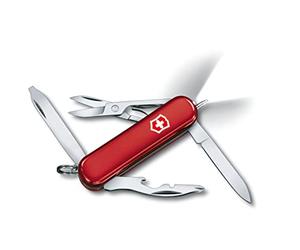 Victorinox Midnite Manager Coltello Svizzero Multiuso con LED, 10 Funzioni | Tascabile con penna a sfera pressurizzata, forbici e cacciavite Phillips. Ideale per ufficio ed EDC. Prodotto in Svizzera