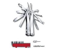 VICTORINOX SWISSTOOL SPIRIT X PLUS + FODERO IN PELLE - 35 FUNZIONI