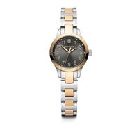 Victorinox Orologio Donna Alliance XS Ø 28 mm, Swiss Made, Impermeabile fino a 100 m, Vetro Zaffiro, Bracciale Inox, Grigio scuro/Argento/Oro rosa