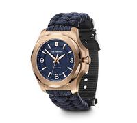 Victorinox Orologio Donna I.N.O.X. V Ø 37 mm, Swiss Made, Quarzo Analogico, Impermeabile fino a 100 m, Vetro Zaffiro, Cinturino in Paracord, Blu