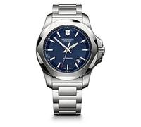 Victorinox Orologio Uomo I.N.O.X. Mechanical Ø 43 mm, Meccanico, Swiss Made, Impermeabile fino a 200 m, Bracciale Inox, Blu/Argento