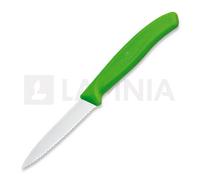 Victorinox Spelucchino con lama ultra affilata in verde, Acciaio, Argento, 19 cm