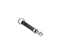 VICTORINOX - Passante Cintura Pelle Nero Moschettone - 4.1853