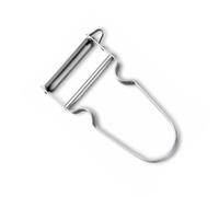 Victorinox, pela-verdure con manico in alluminio e lama a pendolo, resistente, in acciaio inox, 11 cm