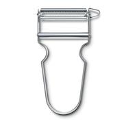 Victorinox Pelapatate STAR, lama extra affilata, bordo seghettato, doppio taglio, acciaio inox