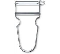 Victorinox Pelapatate STAR, pelapatate a doppio taglio con lama a pendolo, extra affilato, manico in metallo, Swiss Made