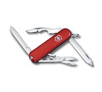 Victorinox Multiuso Rambler, Piccolo, 10 Funzioni, Made in Switzerland, Multi-strumento con Cacciavite Phillips, Forbici, Rosso