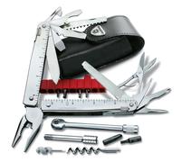 Victorinox - Pinza Swiss Tool X Plus Clic 38 Funzioni Cuoio - 3.0339.L