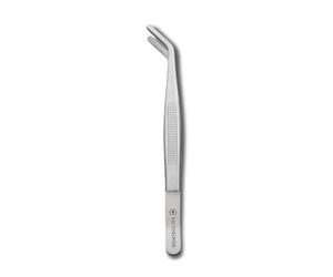 Victorinox Pinzetta da Cucina Curva, 16 cm, Acciaio Inossidabile | Ideale per guarnire, impiattare e maneggiare ingredienti delicati con punte di precisione e presa antiscivolo.
