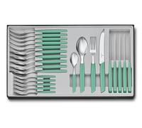 Victorinox - Posate Swiss Modern, 24 Pezzi - Mint-Green - 6.9096.11W41.24