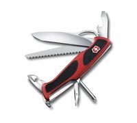 VICTORINOX Ranger Grip Coltello Multiutensile Rosso/Nero Esercito Svizzero...