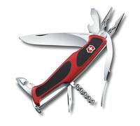 VICTORINOX Ranger Grip Coltello Multiutensile Rosso/Nero Esercito Svizzero...