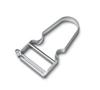 Victorinox Rex Pelapatate, Lama Liscia per Frutta e Verdura, Alluminio | Pelaverdure iconico con lama dritta extra affilata in acciaio inossidabile, impugnatura ergonomica, Swiss Made