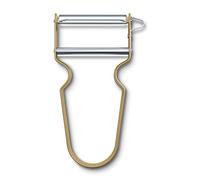 Victorinox REX - Pelapatate per frutta, verdura, taglio dritto, extra affilato, alluminio