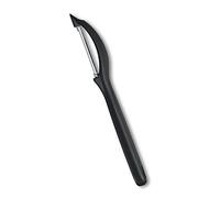 Victorinox, sbucciatore universale, pela verdure e frutta, estremamente affilato, finitura seghettata, doppio taglio, impugnatura ergonomica, colore nero