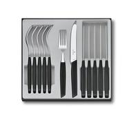 Victorinox Set 12 Posate Con Lama Seghettata [Modello: Set Punta Tonda]