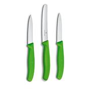 Victorinox Set di 3 coltelli da verdura Swiss Classic verde - Coltello da cucina, coltello da frutta