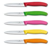 Victorinox - Set di 5 coltelli da Verdura SwissClassic, Lunghezza 10 cm, 6.770X.5, Colori Assortiti