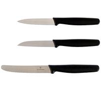 Victorinox Set di coltelli per verdura Standard, 3 pezzi, Lama extra affilata, Adatto alla lavastoviglie, Fabbricato in Svizzera
