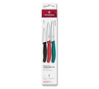 Victorinox Set di coltelli Swiss Classic per verdure, pomodori e colazione, 3 pezzi, Extra affilato, Colore
