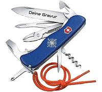 Victorinox Skipper con incisione desiderata sulla lama, regalo per uomini e donne, per compleanno, coltello svizzero personalizzato con 18 funzioni 0.8593.2W