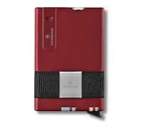 Victorinox Smart Card Wallet, Portafoglio 2 in 1 con Multiuso, 10 Funzioni, Made in Switzerland, Portacarte, Fermasoldi, Iconic Red (Rosso)