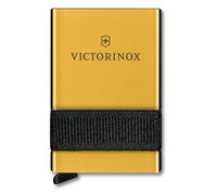 Victorinox Smart Card Wallet, Portafoglio 2 in 1 con Multiuso, 10 Funzioni, Made in Switzerland, Portacarte, Fermasoldi, Delightful Gold (Oro)