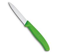 Victorinox Spelucchino con lama ultra affilata in verde, Acciaio, Argento, 19 cm