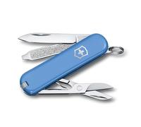 Victorinox Swiss Army Knife Classic SD - Multiuso 7 Funzioni, Lama, Forbici | Coltello da tasca compatto per EDC e cura delle unghie, 58 mm, pinzette e stuzzicadenti, colore Summer Rain, Prodotto in