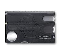 Victorinox, Swiss Card Nailcare, Coltello Multiuso Svizzero, Carta di Credito, Tascabile, Originale, 13 Funzioni, Cacciavite 5 mm, Forbici, Glass Lima per unghie