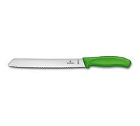 Victorinox Swiss Classic, coltello da pane con lama seghettata da 21 cm in acciaio inox, verde