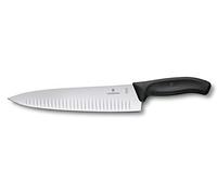Victorinox Swiss Classic, coltello per sfilettare con lama alveolata in acciaio inox, in confezione regalo, nero