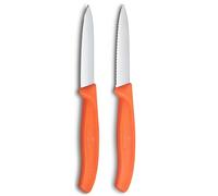 Victorinox Swiss Classic Set 2 Coltelli per Verdure e Pomodori, Arancione