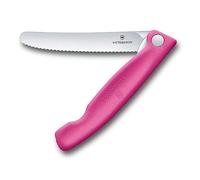 Victorinox Swiss Classic - Coltello pieghevole per verdure, in acciaio inossidabile, lavabile in lavastoviglie, colore: Rosa