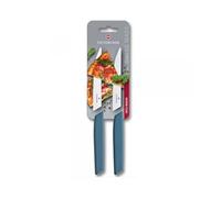 Victorinox Swiss Modern - Set 2 Coltelli da Bistecca, 12 cm, Seghettati