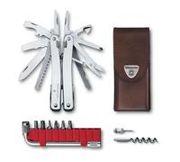 VICTORINOX SWISSTOOL SPIRIT X PLUS + FODERO IN PELLE - 35 FUNZIONI