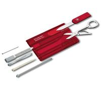 Victorinox SwissCard Classic Rosso Trasparente ABS sintetico 82 mm 4,5 0.7100.T