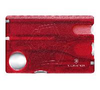 Victorinox, Swiss Card Nailcare, Coltello Multiuso Svizzero, Carta di Credito, Tascabile, Originale, 13 Funzioni, Cacciavite 5 mm, Forbici, Glass Lima per unghie