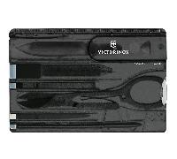Victorinox, Swiss Card Classic, Coltello Multiuso Svizzero, Carta di Credito, Tascabile, Originale, 10 Funzioni, Forbici, Lima per unghie, Cacciavite 2,5 mm