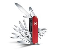 Victorinox, Swiss Champ, Coltellino Svizzero, Originale, Multiuso, Campeggio, 33 Funzioni, Lama, grande, Cavatappi