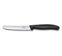 VICTORINOX SwissClassic Coltello da Verdura 11 cm, Nero 6.7803