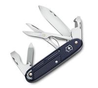 Victorinox Synergy X Alox Coltello Tascabile - Coltello Multifunzione in Acciaio Inossidabile con Forbici e Clip da Cintura, Blu Scuro