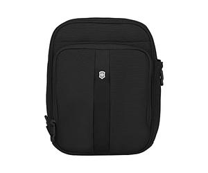 Victorinox TA 5.0 Vertical Travel Companion, Borsello Monospalla con Tasca per Tablet, Protezione RFID, 27 x 10 x 21 cm, Nero