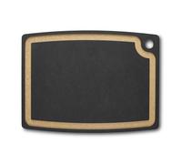 Victorinox Tagliere da cucina, Gourmet Serie, per Tagliare Carne, Verdure e Formaggio, Grande 44.5 x, 33 x, 0.9, con Scanalatura, Lavabile in lavastoviglie, Nero