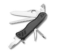 Victorinox Trailmaster Grip Coltello Svizzero Multiuso 10 Funzioni | Ideale per campeggio con lama ondulata bloccabile, seghetto per legno e guance bicomponente, 111 mm, Prodotto in Svizzera