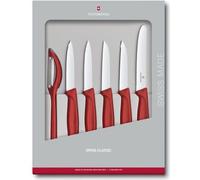Victorinox V-6.71 11.6G Set coltelli per verdure Swiss Classic, 6 pezzi, rosso NEW