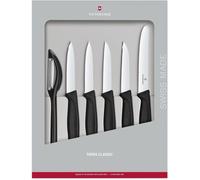 Victorinox V-6.71 13.6G Set coltelli per verdure Swiss Classic, 6 pezzi, nero NEW