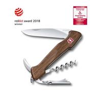 Victorinox, Wine Master Wood, Coltello Svizzero, Originale, Multiuso, Campeggio, 6 Funzioni, Lama, grande, Two step lever, Bloccabile